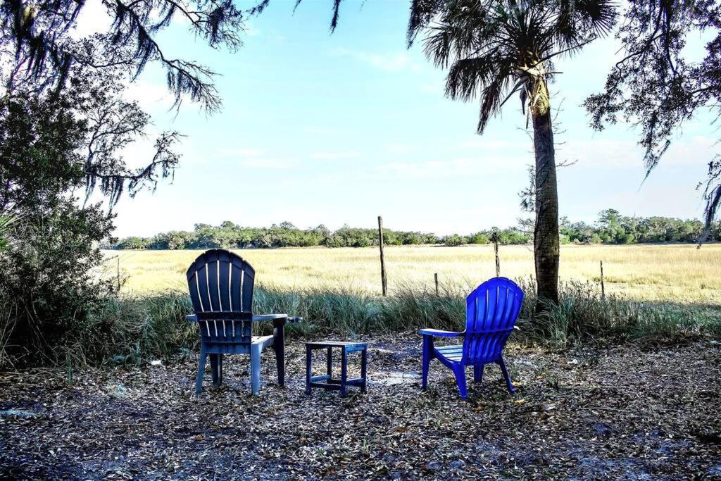 Secluded Tiny House By The Marsh With Hunting Island Beach Pass Frogmore 외부 사진