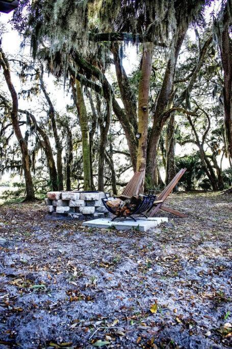 Secluded Tiny House By The Marsh With Hunting Island Beach Pass Frogmore 외부 사진